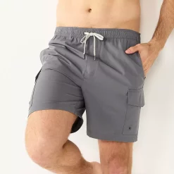 Men's Sonoma Goods For Life® Cargo Swim Trunks -Hot Sale Adult Shop 5036575 Castlerock
