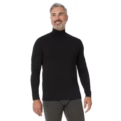 Men's HeatKeep Lightweight Basic Mockneck Tee -Hot Sale Adult Shop 5042755 Black