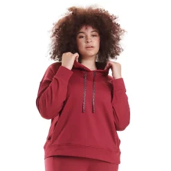 Plus Size Spalding Super Soft Fleece Hoodie -Hot Sale Adult Shop 5047165 Red Plum