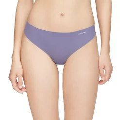 Women's Calvin Klein Invisibles Thong Panty D3428 -Hot Sale Adult Shop 5066733 Bleached Denim