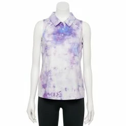 Women's Tek Gear® Sleeveless Golf Polo -Hot Sale Adult Shop 5068427 Light Multi Tie Dye