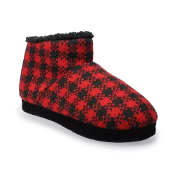 Women's MUK LUKS Fawn Bootie Slippers -Hot Sale Adult Shop 5074875 Dark Red