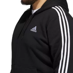 Big & Tall adidas Essential Fleece Full-Zip Hoodie -Hot Sale Adult Shop 5097441 ALT3