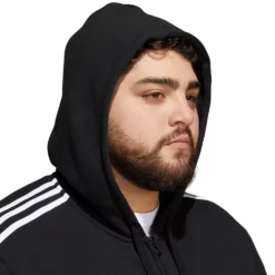 Big & Tall adidas Essential Fleece Full-Zip Hoodie -Hot Sale Adult Shop 5097441 ALT4