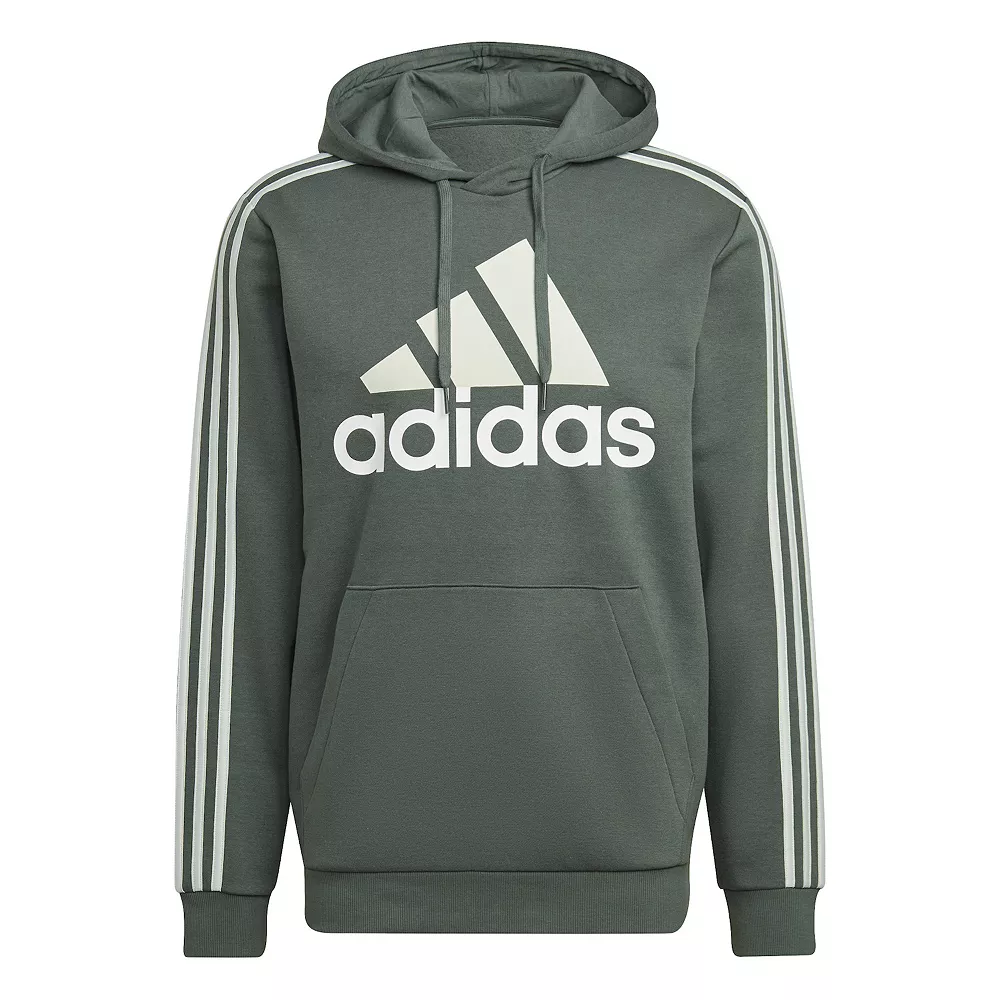 Big & Tall adidas Essential 3-Stripes Badge of Sport Hoodie 8 Big & Tall adidas Essential 3-Stripes Badge of Sport Hoodie - Image 8