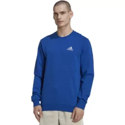 Big & Tall adidas Feel Cozy Fleece Sweatshirt -Hot Sale Adult Shop 5097481 Team Royal Blue