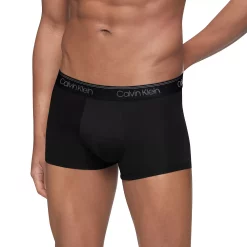 Men’s Calvin Klein 3-Pack Microfiber Stretch Low-Rise Trunks -Hot Sale Adult Shop 5107911 ALT2