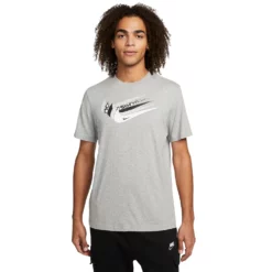 Men's Nike Swoosh Tee -Hot Sale Adult Shop 5118586 Dark Gray Heather