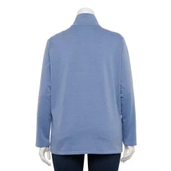 Plus Size Croft & Barrow® Zip-Front Fleece Jacket -Hot Sale Adult Shop 5152260 ALT