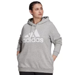 Plus Size adidas Graphic Fleece Hoodie