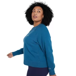 Plus Size Champion® French Terry Crewneck Sweatshirt -Hot Sale Adult Shop 5165832 ALT2