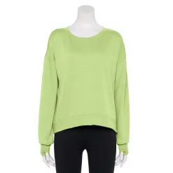 Women's Tek Gear® Stretch Fleece Crewneck Sweatshirt -Hot Sale Adult Shop 5181941 Green Romantica