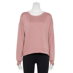 Women's Tek Gear® Stretch Fleece Crewneck Sweatshirt -Hot Sale Adult Shop 5181941 Martini Rose