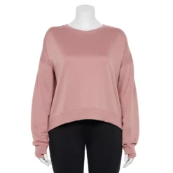 Plus Size Tek Gear® Crewneck Fleece Sweatshirt -Hot Sale Adult Shop 5187076 Martini Rose
