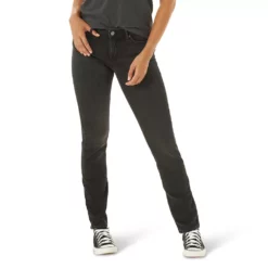 Petite Lee® Ultra Lux Comfort Slim-Fit Straight-Leg Jeans -Hot Sale Adult Shop 5187435 Black