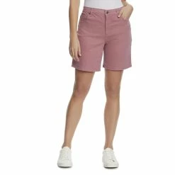 Women's Gloria Vanderbilt Relaxed Shorts -Hot Sale Adult Shop 5192042 Camelia