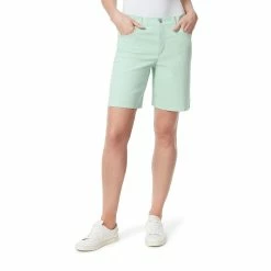 Women's Gloria Vanderbilt Relaxed Shorts -Hot Sale Adult Shop 5192042 Jade Breeze