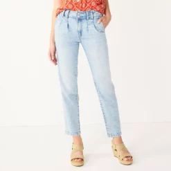 Women's Sonoma Goods For Life® High Rise Pleat Front Jeans -Hot Sale Adult Shop 5193062 Rockrose
