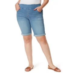 Plus Size Gloria Vanderbilt Amanda Pull-On Bermuda Shorts -Hot Sale Adult Shop 5194604 Jacksonville Whiskers