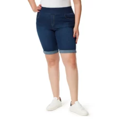 Plus Size Gloria Vanderbilt Amanda Pull-On Bermuda Shorts -Hot Sale Adult Shop 5194604 Madison