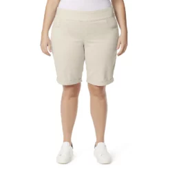 Plus Size Gloria Vanderbilt Amanda Pull-On Bermuda Shorts -Hot Sale Adult Shop 5194604 Stonewood