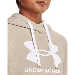 Women's Under Armour Rival Fleece Short Sleeve Hoodie -Hot Sale Adult Shop 5195217 ALT3