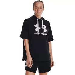 Women's Under Armour Rival Fleece Short Sleeve Hoodie