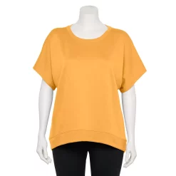 Plus Size Tek Gear® Stretch Fleece Tee -Hot Sale Adult Shop 5197872 Brassy Gold