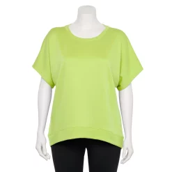 Plus Size Tek Gear® Stretch Fleece Tee -Hot Sale Adult Shop 5197872 Green Romantica
