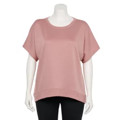 Plus Size Tek Gear® Stretch Fleece Tee -Hot Sale Adult Shop 5197872 Martini Rose