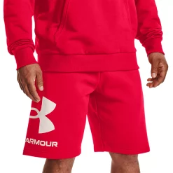 Men's Under Armour Rival Fleece Big Logo Shorts -Hot Sale Adult Shop 5201675 Red