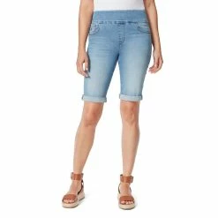 Petite Gloria Vanderbilt Amanda Wide-Waistband Bermuda Jean Shorts -Hot Sale Adult Shop 5208917 Jacksonville Whiskers
