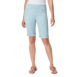 Petite Gloria Vanderbilt Amanda Wide-Waistband Bermuda Jean Shorts -Hot Sale Adult Shop 5208917 Pale Sky