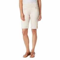 Petite Gloria Vanderbilt Amanda Wide-Waistband Bermuda Jean Shorts