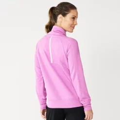 Women's Tek Gear® Funnel Neck Stretch Fleece Pullover -Hot Sale Adult Shop 5209767 ALT