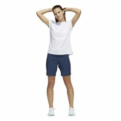 Women's adidas Midrise Twill Golf Shorts -Hot Sale Adult Shop 5218281 ALT3