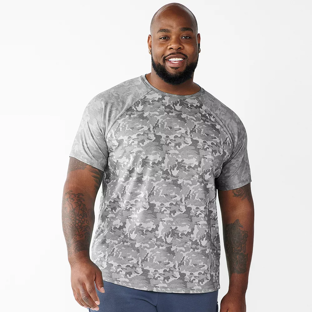 Big & Tall Tek Gear® Printed Jacquard Tee 3 Big & Tall Tek Gear® Printed Jacquard Tee - Image 3