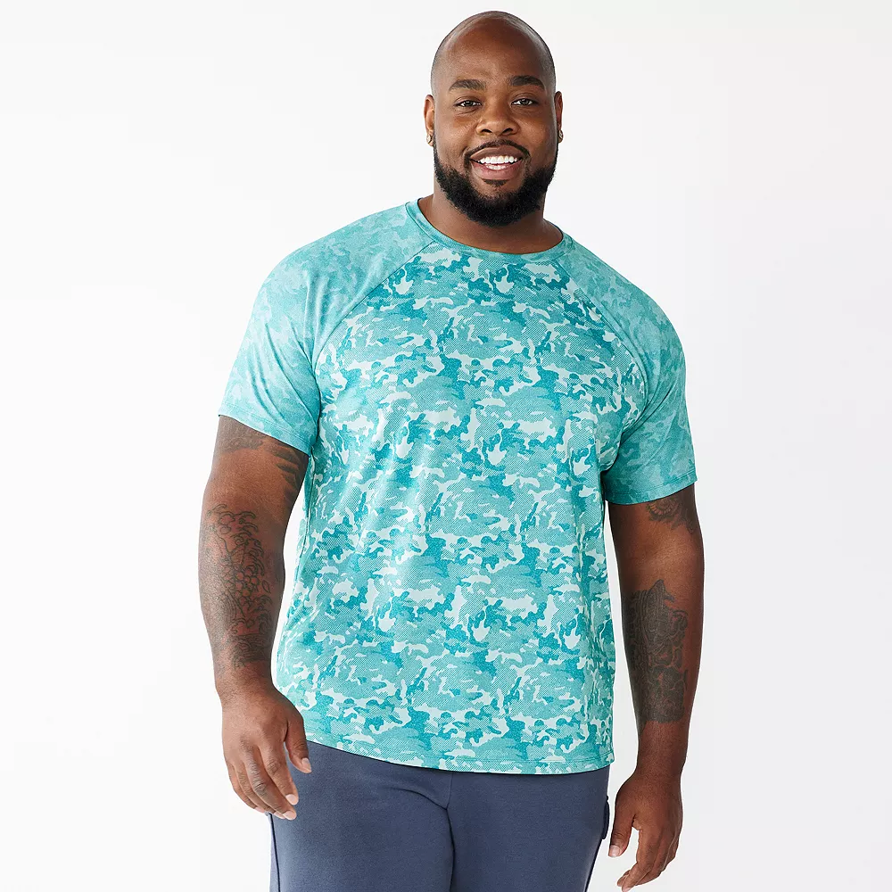 Big & Tall Tek Gear® Printed Jacquard Tee 1 Big & Tall Tek Gear® Printed Jacquard Tee