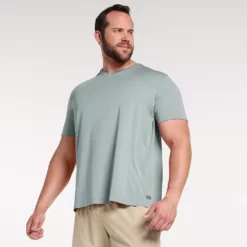 Big & Tall FLX Dynamic Comfort V-Neck Tee -Hot Sale Adult Shop 5224306 Grey Inlay