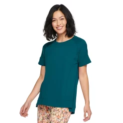 Women's Sonoma Goods For Life® Supersoft Short Sleeve Tunic -Hot Sale Adult Shop 5231865 Teal