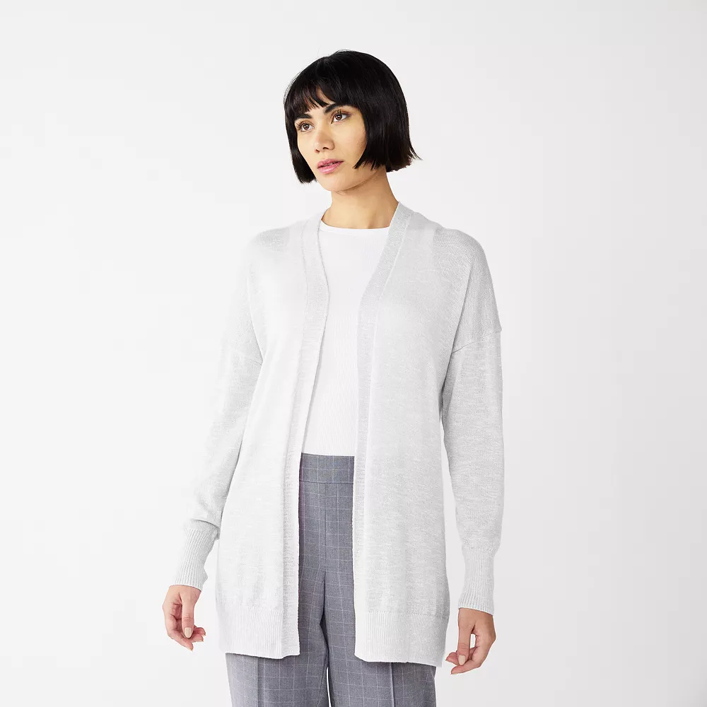 Women's Nine West Essential Lightweight Cardigan 6 Women's Nine West Essential Lightweight Cardigan - Image 6