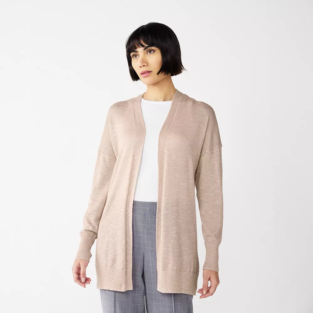 Women's Nine West Essential Lightweight Cardigan 9 Women's Nine West Essential Lightweight Cardigan - Image 9