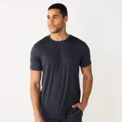 Men's Sonoma Goods For Life® Seriously Soft Crewneck Pajama Tee -Hot Sale Adult Shop 5236476 Charcoal Sd
