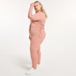 Plus Size FLX Affirmation Hooded Mockneck Top -Hot Sale Adult Shop 5236788 ALT9