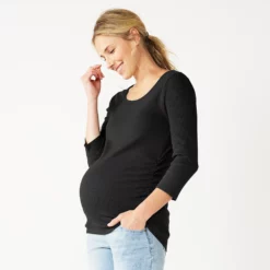Maternity Sonoma Goods For Life® Essential Scoopneck Tee