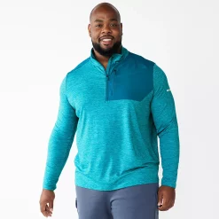 Big & Tall Tek Gear® Mixed Media Pullover -Hot Sale Adult Shop 5236923 Moroccan Teal