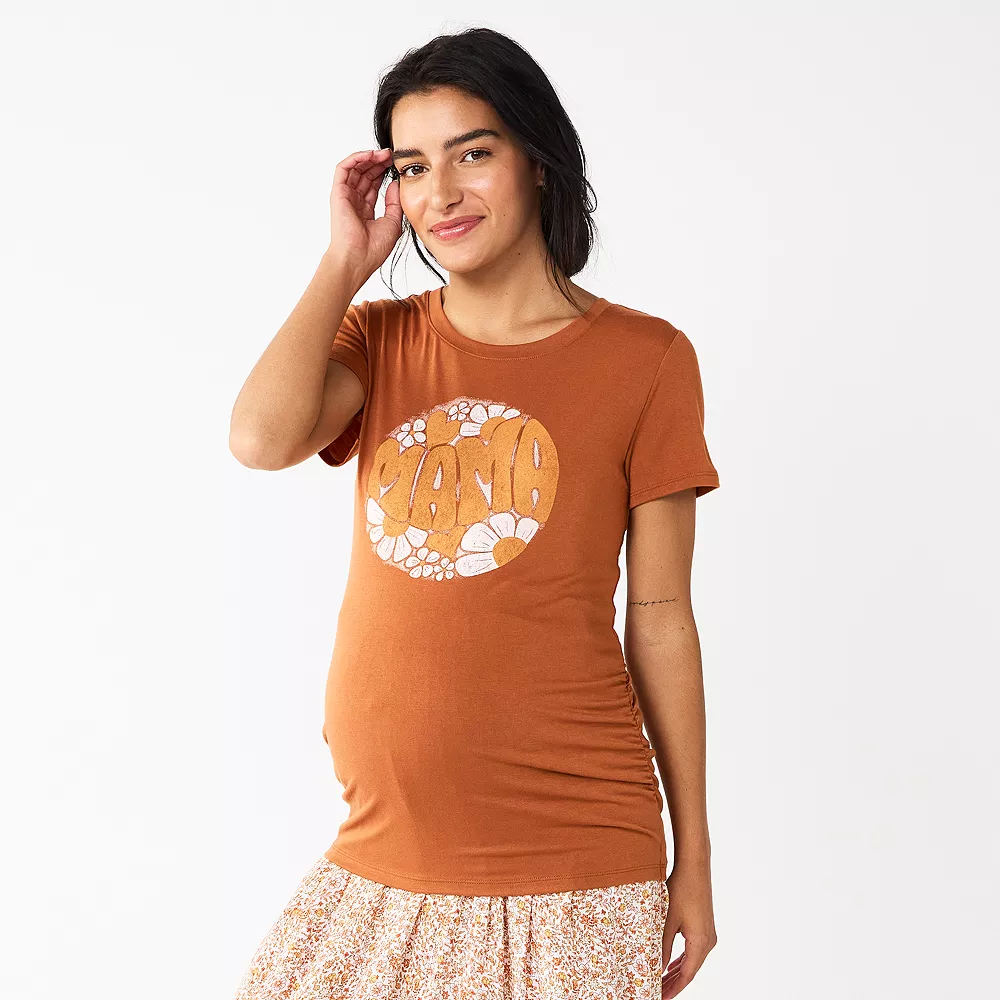 Maternity Sonoma Goods For Life® Fitted Crewneck Graphic Tee - Image 5