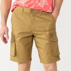 Men's Sonoma Goods For Life® 10-Inch Outdoor Flexwear Cargo Shorts -Hot Sale Adult Shop 5242921 Dark Khaki