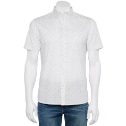 Men's Croft & Barrow® Slim-Fit Performance Woven Button-Down Shirt