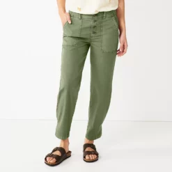 Women's Sonoma Goods For Life® Convertible Tapered-Leg High-Waisted Utility Pants 9 Women's Sonoma Goods For Life® Convertible Tapered-Leg High-Waisted Utility Pants -Hot Sale Adult Shop 5260735 Metal Rock